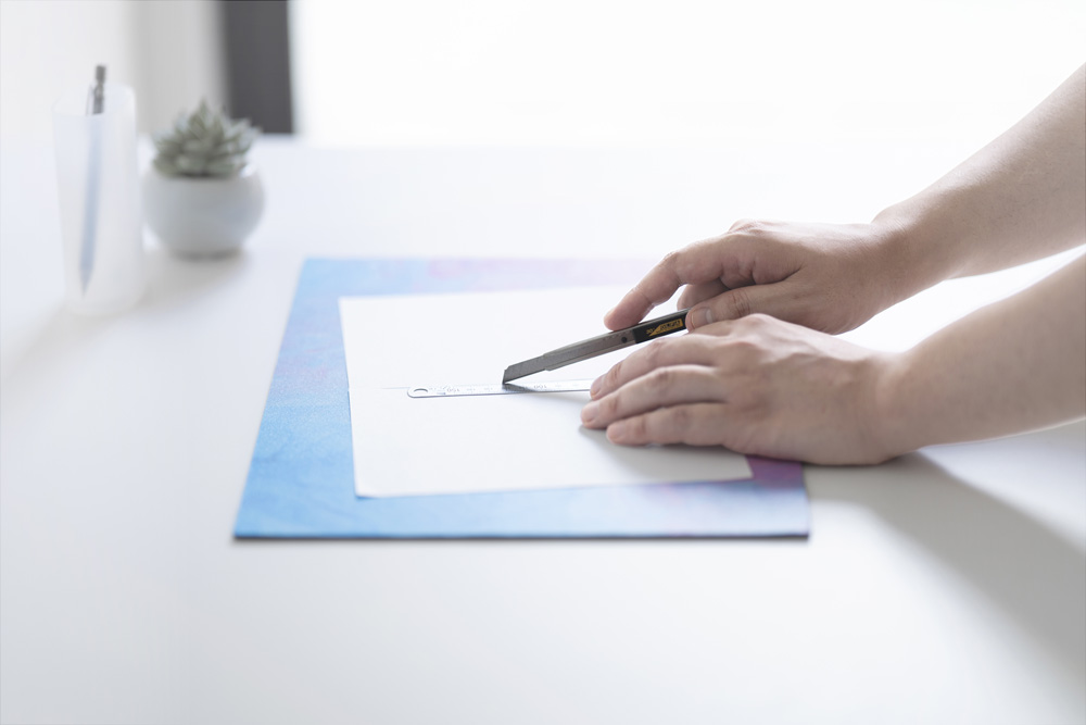 飾れるカッターマット